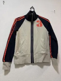 00s アディダス スウェット トラックジャケット L アーチロゴ 古着 Y2K