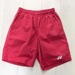 YONEX テニス ハーフパンツ レッド ソフトテニス バドミントン 赤