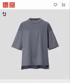 新品未使用タグ付 UNIQLO ＋J スーピマコットンオーバーサイズT L