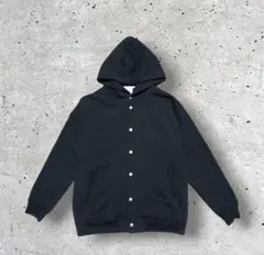 アーバンリサーチドアーズ 裏毛スナップ パーカー ブラック 40