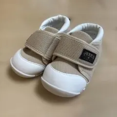 【美品】ベージュ ファーストシューズ プレシューズ 13センチ アカチャンホンポ