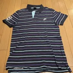 Nike ストライプ ポロシャツ M
