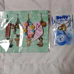 ディズニーシー　ストラップセット&ダッフィーぬいぐるみアクセサリー