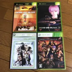 XBOX & XBOX360 デッドオアアライブ シリーズ 4本セット