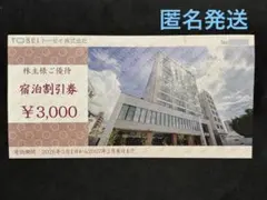 トーセイホテル宿泊割引券 3000円 有効期限2027年2月末日のサムネイル