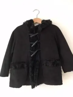 コート　コムサ　キッズ　ブラック