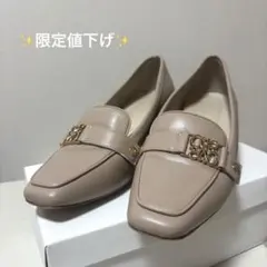 【22.23日の限定値下げ】RANDA 2way モノグラムローファーシューズ