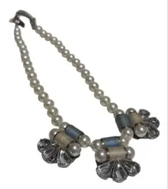 【rada】パールネックレス ビジュー クリスタル装飾