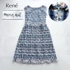 René ルネ】DM掲載新品タグ付定価132,000円F＆Fティッセワンピ38