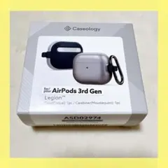 ❤️匿名配送 AirPods 3 ケース カラビナ 第三世代 メタリック ネイビー