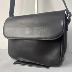 美品✨Dakota ショルダーバッグ レザー フラップ 本革 ブラック 黒