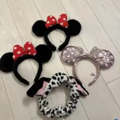 ディズニー　カチューシャ　ヘアバンド　4点セット