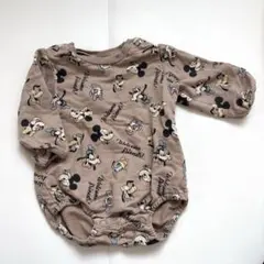 【美品】ミッキーロンパース 70cm futafuta Disneybaby