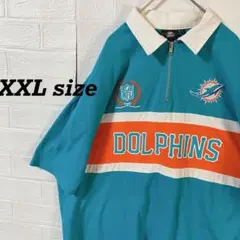 NFL ドルフィンズ　ハーフジップポロシャツのサムネイル