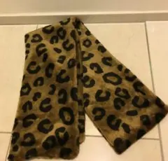 マフラー●レオパード柄