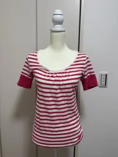 Polo Ralph Lauren ピンクストライプ 半袖 平成