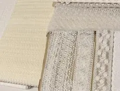 ホワイトレース テープ セット リボン 大量 まとめ クラッシック 業務用