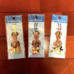 【未開封】Disney ディズニー　ペアストラップ　セット売り