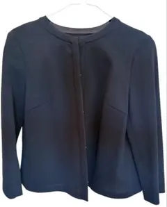 NEWYORKER ノーカラージャケット ネイビー