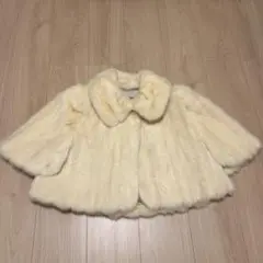 サガミンク 銀サガ エポレット ダブルボタン ハーフ丈 ファーコート L サガミンク 銀サガ エポレット ダブルボタン ハーフ丈 ファー
