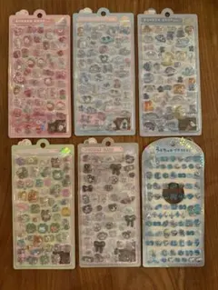 【正規品】ボンボンドロップシール　うるちゅるプチシール 6枚セット