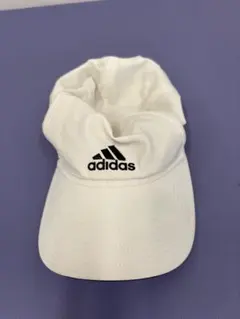 アディダス　キャップ　白