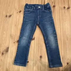 branshes デニムブルー ストレートパンツ 100㎝