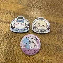 ちいかわ✖️くら寿司コラボ　マグネット、 バッジ セット