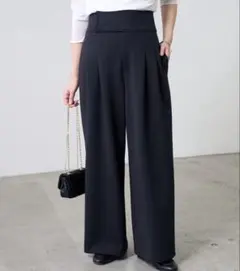 セール美品‼️コラージュガリャルダガランテダンボール黒ワイドパンツハイウエスト