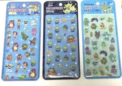 あ*ん様 トイ・ストーリー、モンスターズインク プクプクシール 3枚セット