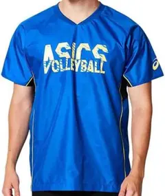 asics アシックス バレーボールウエア 半袖ウォームアップシャツ ピステ