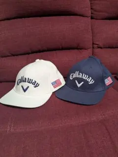 Callaway キャロウェイ キャップ 2個セットアメリカ国旗刺繍