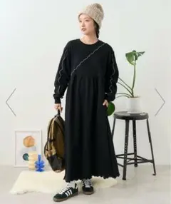 スウェットワンピース ロングワンピース