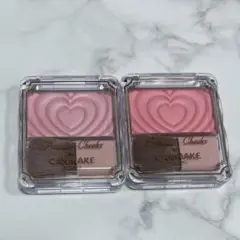 キャンメイク CANMAKE チーク パウダーチーク P01 P02 コスメ