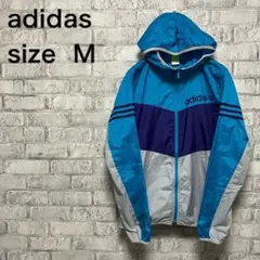 【adidas】アディダス ナイロンジャンバー Mサイズ お洒落 カッコイイ