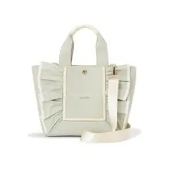 JILL BY JILLSTUART フレームフリルトート小 （ミント）