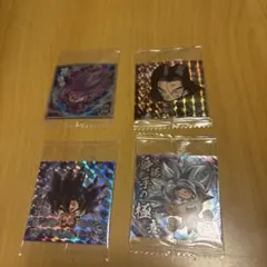 ドラゴンボール ウエハースホログラムシール 4枚セット