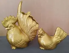 三枝惣太郎 作 瑞鳥鳳凰 美術工芸 金属製 置物 オブジェ インテリア 工芸品 三枝惣太郎 鶏 鋳物 置物 金属工芸 高岡 鉄器置物 オブジェ 鳥 - メルカリ