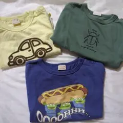 男の子　半袖　Tシャツ3枚セット　90　プティマイン　ブリーズ
