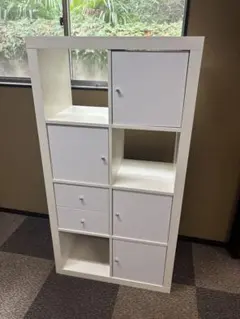 IKEA カラックス シェルフユニット ホワイト（インサート付き）引き取り限定のサムネイル