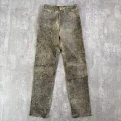 雰囲気抜群 ART GLENHILL ヴィンテージ ラムレザーパンツ 72サイズ