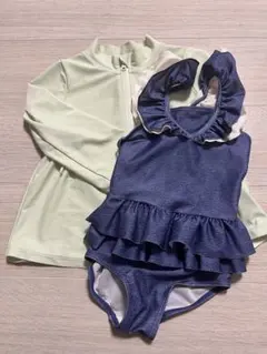 水着・ラッシュガードセット 110cm