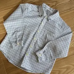 familiar チェック柄 長袖シャツ 120