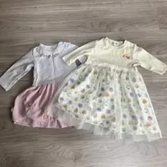 ディズニー　ベビーワンピース 2点セット