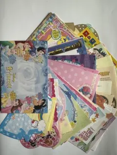 レトロメモ福袋ほぼ58枚セット➕封筒1枚➕シール1枚【ブルー】