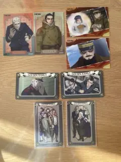 ゴールデンカムイ　クリアカード　メタリックカード　8点セット