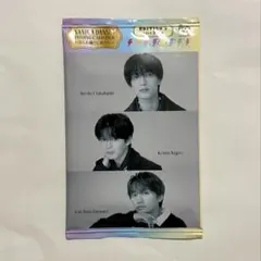 なにわ男子 アシンメトリー/Black Nightmare 先着購入特典 カード