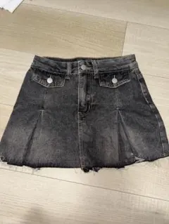 デニムミニスカート インナーパンツ付き グランジ Y2K 韓国ファッション