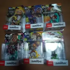 スプラトゥーン amiibo 6個セット 新品 ウツホ イイダ ホタル