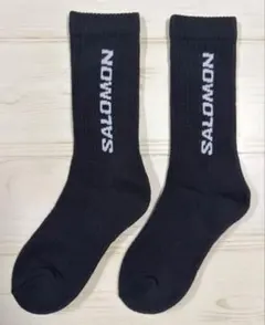 salomon サロモン ソックス 靴下 黒 ブラック